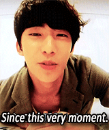 sol-tama:  Q: Pretend that the camera is your girlfriend, and speak some sweet nothings. 