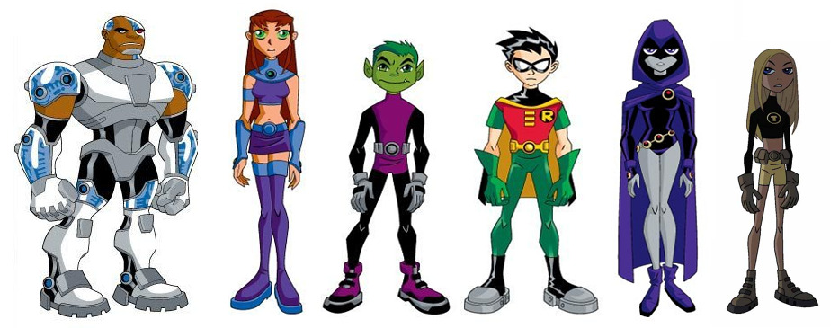 ann-joanne:Teen Titans YJ and Teen Titans.