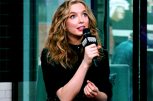 jodiecomersource:Jodie Comer at Build Series (April 5, 2019)