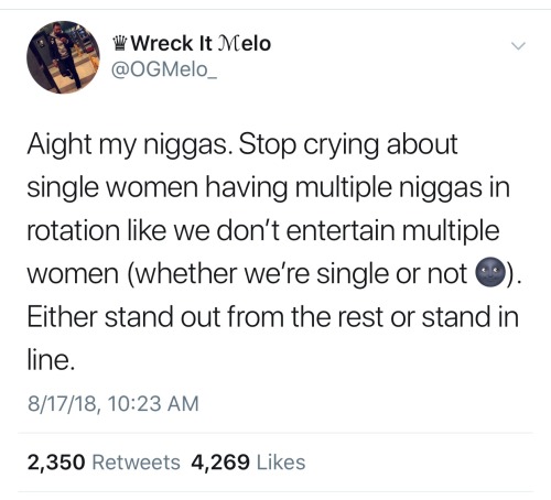 miseducatedmelanicmuse:  Nigga preach.