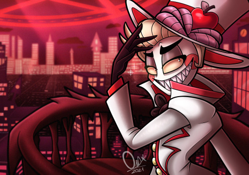 It was made as a divider for Demon of the month on Hazbin Amino, which is Lucifer now   I&