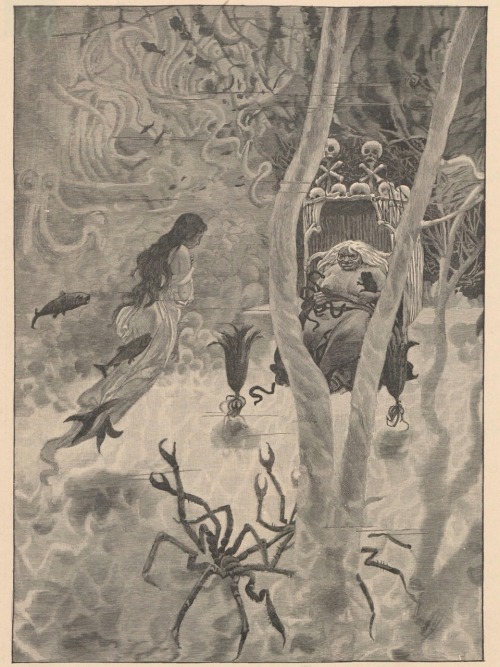 Les contes d'Andersen traduits en français par Étienne Avenard.Illustrations de Hans Tegner gravées 