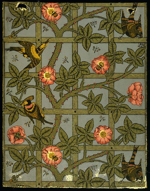 The English design legend William Morris started designing wallpaper in the 1860′s. They are still h