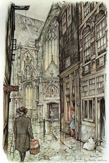 Illustration by Dutch Artist Anton Pieck