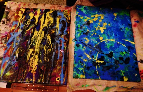 ones a birthday canvas. ones and experiment. 