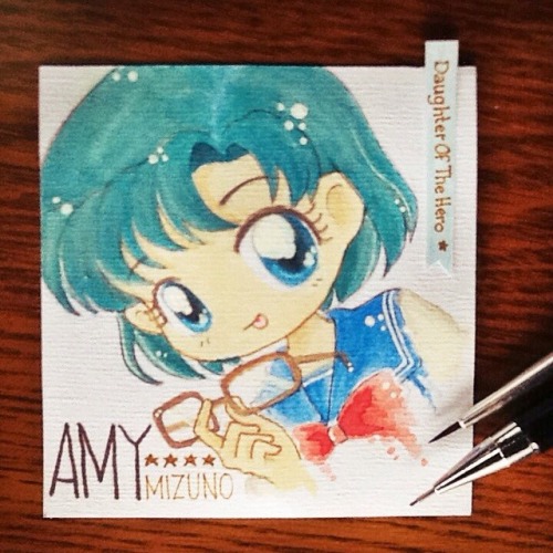 Throwback to one of my Favorite anime series in the 90′s.Ami Mizuno aka Sailor Mercury from Sa