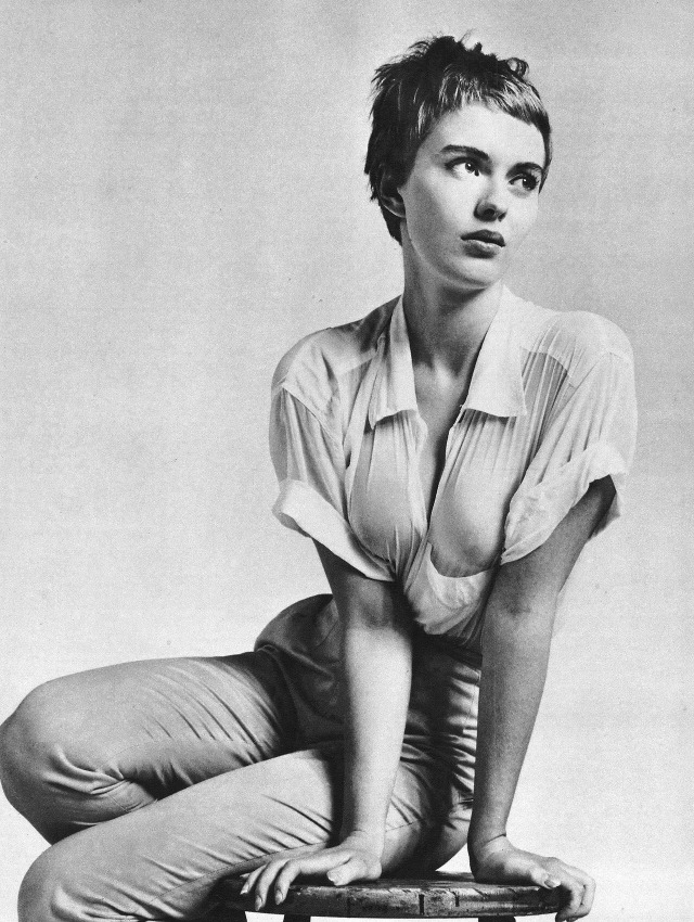 Actress Jean Seberg