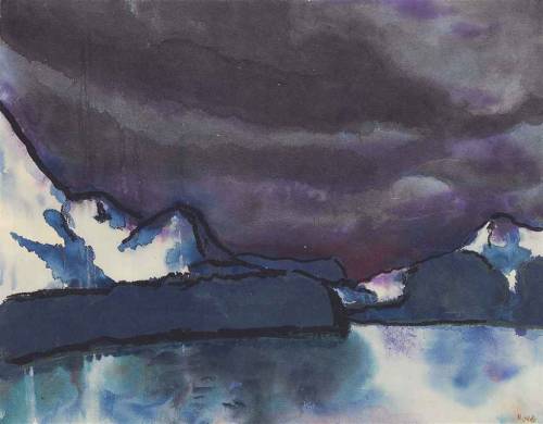 Bergsee, by Emil Nolde.