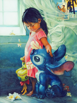 tonidorsay:  mickeyandcompany:  Art by Heather Theurer  That amazing LILO one though, with a secret appearance of nemo… 