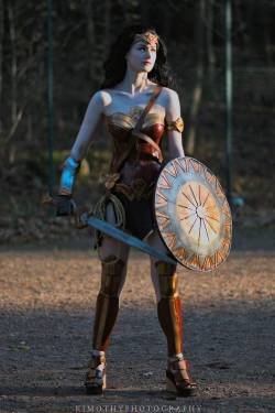 love-cosplaygirls:Wonder Woman cosplay made and worn by me