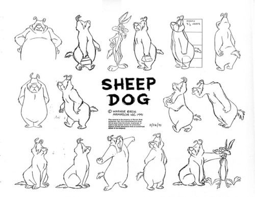 And even more Looney Tunes model sheets. They are for: Playboy Penguin, Sheep Dog, Wile E. Coyote an
