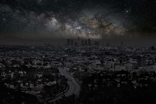 nubbsgalore:  light pollution is largely the result of poorly designed lighting, which wastes energy by shining outward to the sky, where it is unwanted, instead of downwards to the ground, where it is needed. billions are spent each year on unshielded