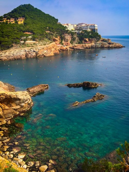 Exploring beautiful coves is what Costa Brava is all about.