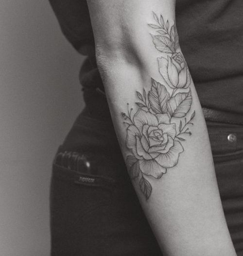 classylittletattoos:floral design… 