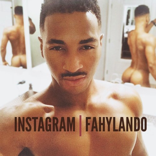 dominicanblackboy:  Sexy gorgeous hot cute ass Faylando!😍