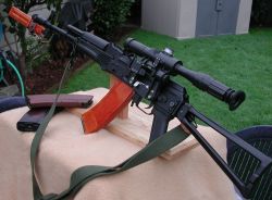 Novacaineandcoffee:an Arsenal Slr-104 Folder Chambered In 5.45X39, Featuring Some