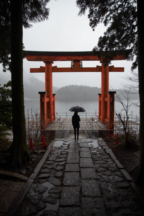 hakone in the rain - march 2019