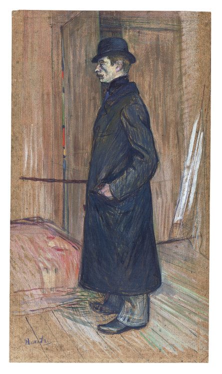 Gaston BonnefoyHenri de Toulouse-Lautrec (French; 1864–1901)1891Oil on cardboard Museo Thyssen-Borne