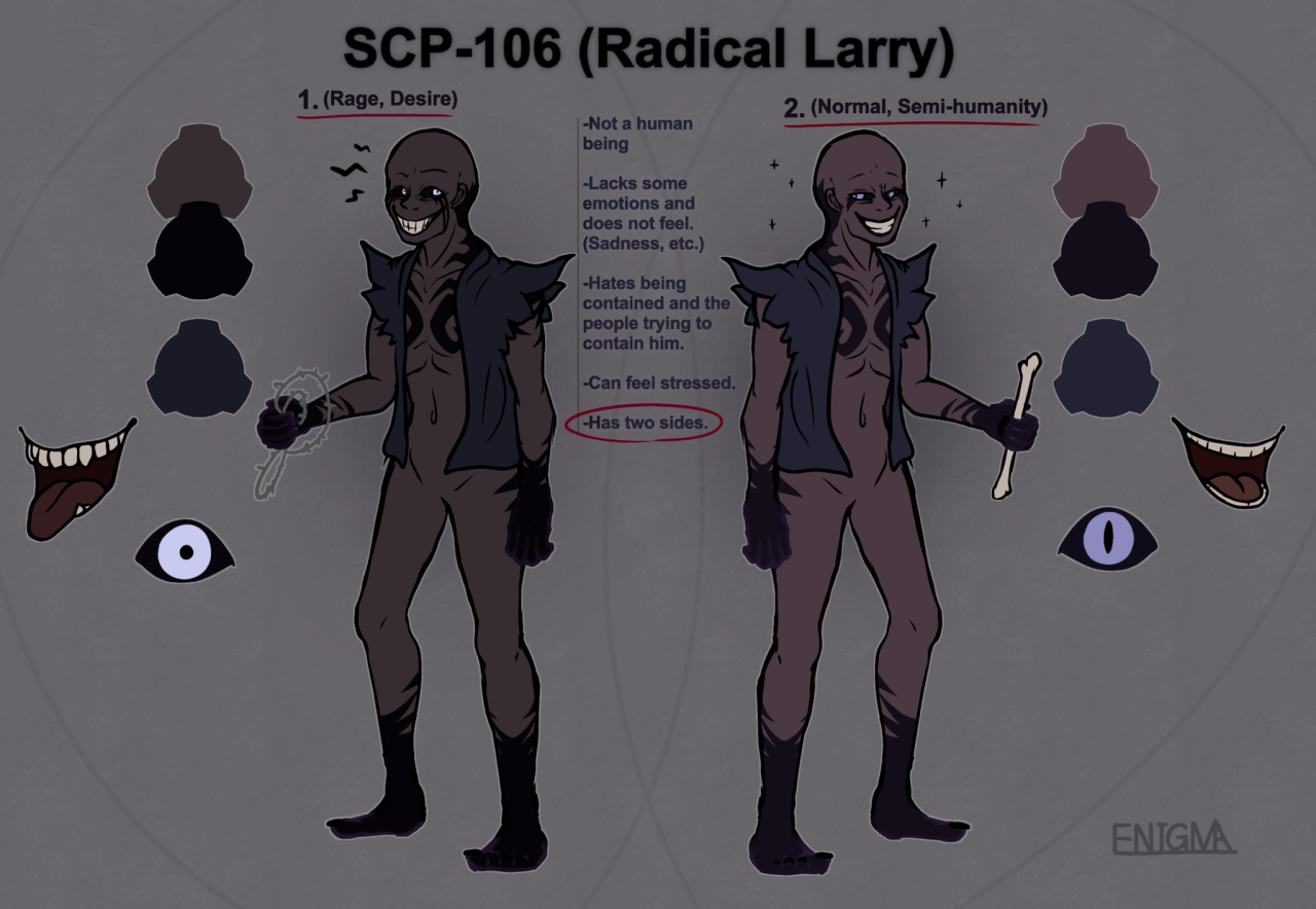 SCP-106 re-design (UPDATE) (Artwork by me) : r/SCP