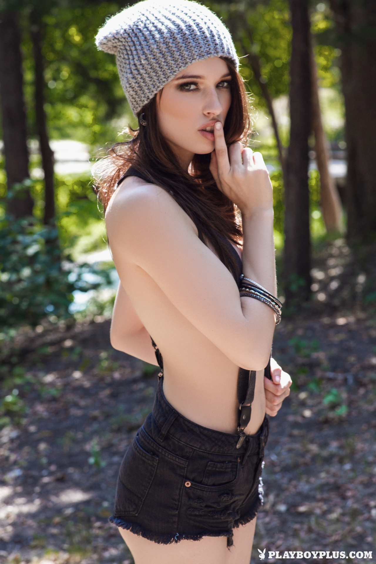 Caitlin McSwain - Playboy. ♥  So cute and I love braces aka suspenders in the US.