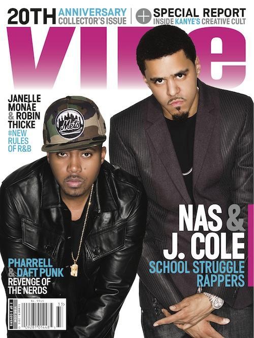 vllblvckk:  Vibe Summer 2013 Cover: J. Cole and Nas 