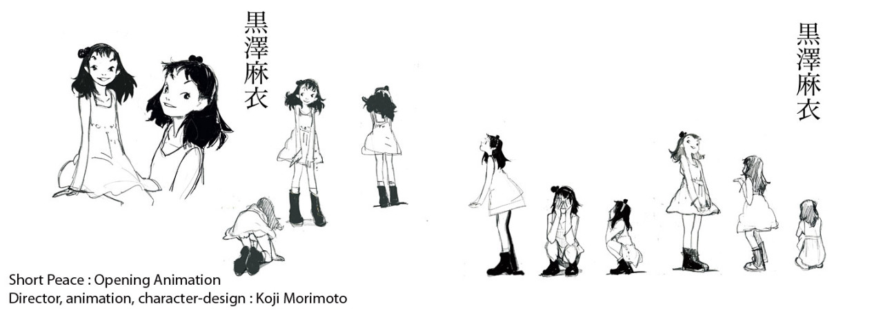 ca-tsuka:  Artworks from Katsuhiro Otomo’s “Short Peace” omnibus film. 