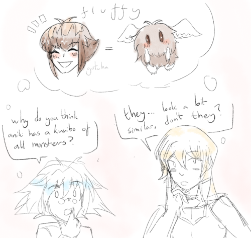 a bunch of gx doodles except its almost all asuka bc i like her the johan comic is based off hi