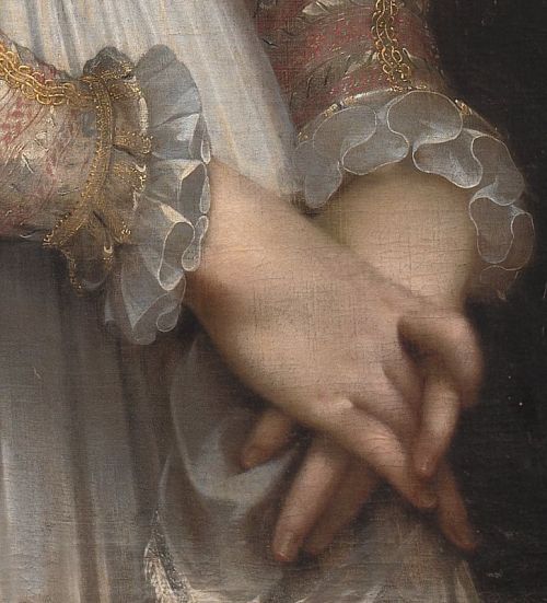 artemisdreaming: Portrait of a Young Lady, c.1600, detail, Statens Museum for Kunst  Federico B