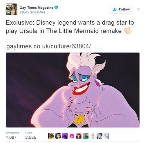 runthatbymeonemoretime:dresmith:bellaxiao:Important!I knew it!!! Love love love Ursula!Not only was 