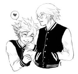 Vani-E:  Ｔｈｅ Ｂｏｙｆｒｉｅｎｄｓa Little Sketch Of These Two Dorks