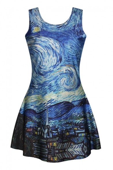 itssummerishappy:Van Gogh Art Tee  //  Tee // Dress Tank // Skirt // Dress