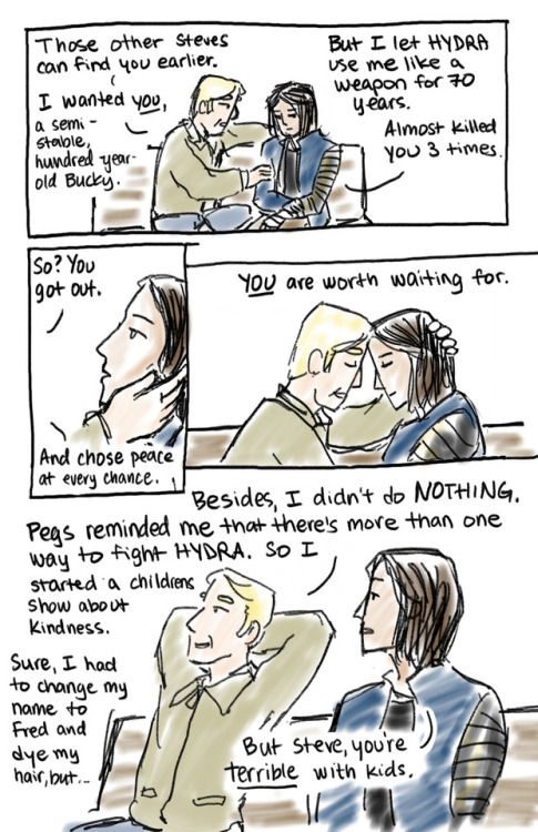 On AO3 here: archiveofourown.org/works/18724438/chapters/44503438In my headcanon, Steve