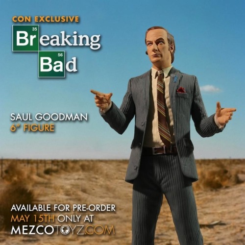 toygalaxytv: Mezco Reveals SDCC Exclusive Saul Goodman Figure via toy news international