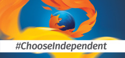 I’m declaring my online independence today. Join me! #ChooseIndependent with Firefox. http://thndr.it/1thrFfH