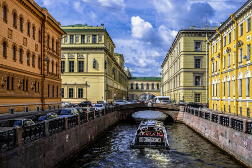 The Swan Canal  in St Petersburg