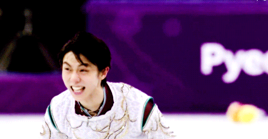 yuzuruedits: Yuzuru Hanyu wins gold, making him the first person to win two consecutive