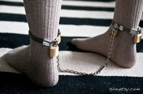 sirn-bondage:  G1 ankle cuffs, available adult photos