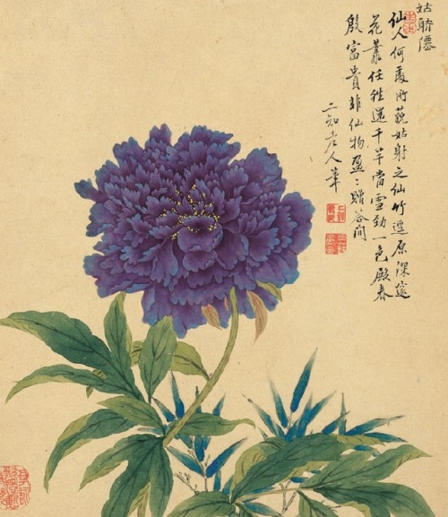 Chinese artist 邹一桂 Zou Yigui 