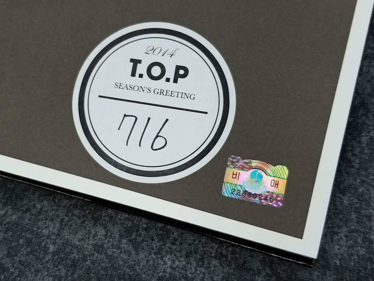 my BIGBANG collection — 2014 - BIGBANG Season's Greetings