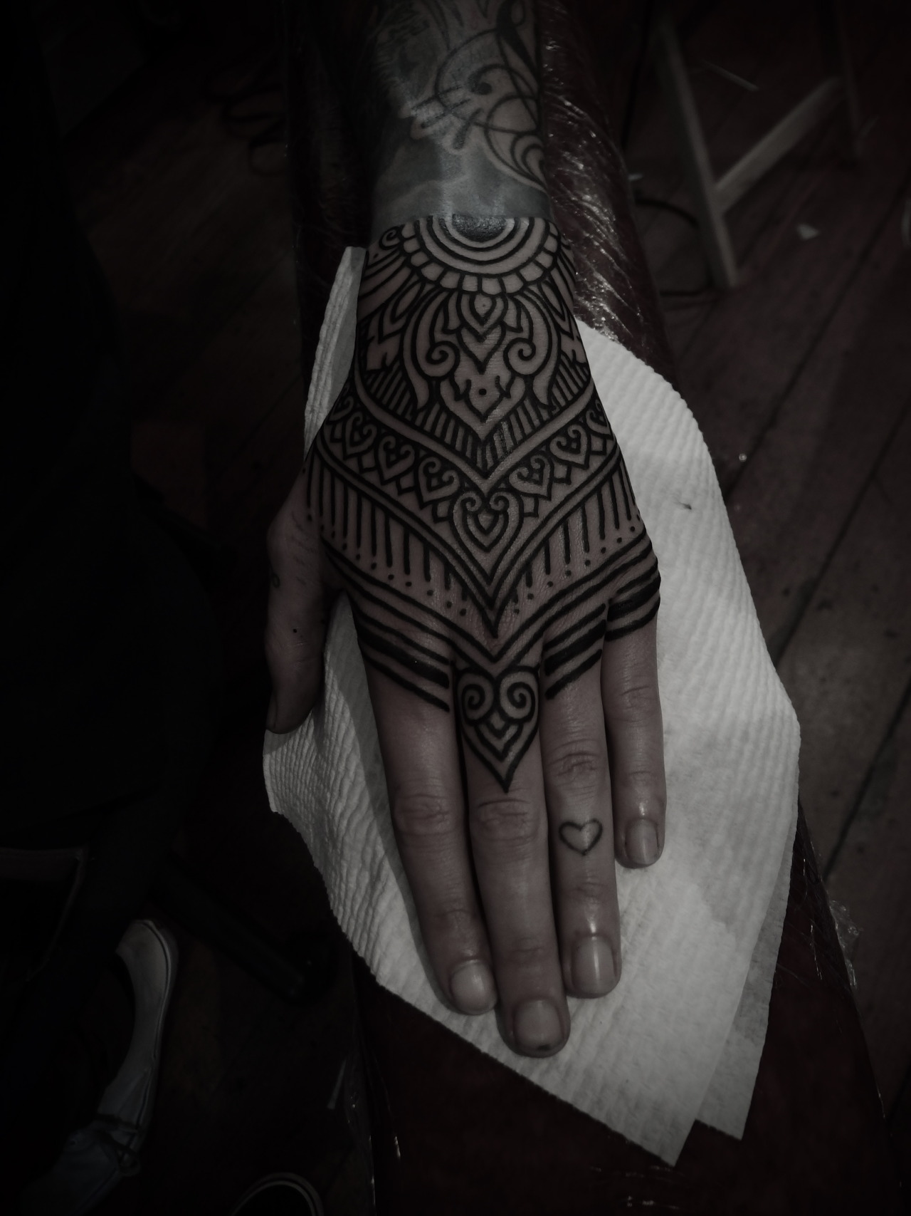 guyletatooer:  On H.Morgan in Auckland . Two Hands Tattoo . See you soon in Melbourne