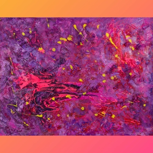 New! 'Galaxy Of The Glitters ' Avaliable In Store Link In My Biography :) // This Is Acrylic And Glitter