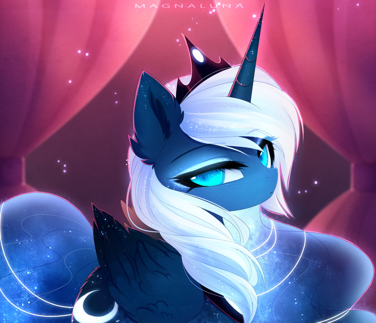 magnalunaarts:  My lovely kitty horsey… |  DeviantArt  |  Twitter  |  Patreon