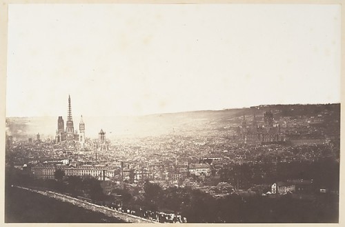 Edmond Bacot, Vue générale de Rouen (General View of Rouen), 1852-4Image released into the public do