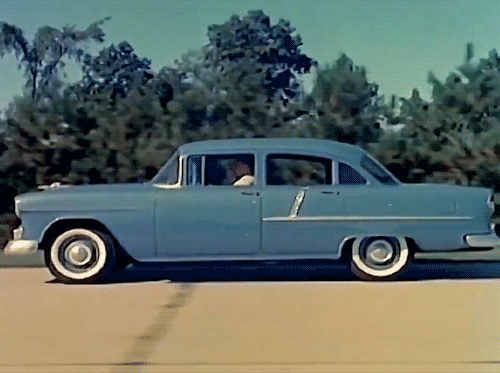 From a 1955 Chevrolet screen advertisement.