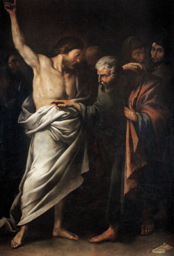 abystle:  The Incredulity of Saint Thomas, Salvator Rosa, ca. 1639. 