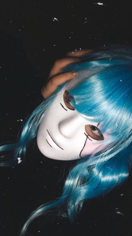Download Sally Face Cosplay Tumblr PSD Mockup Templates