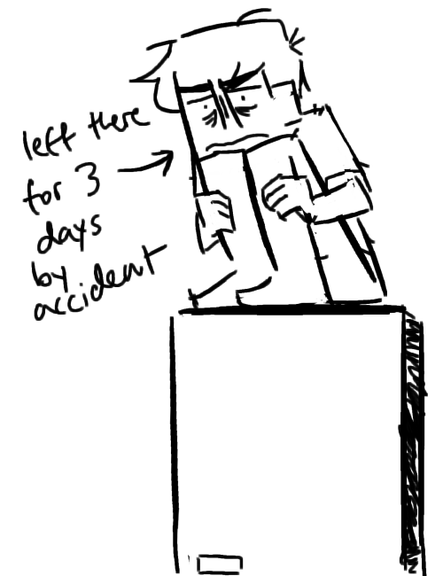 badlydrawnmatsus:  fridge au where everything is the same but the matsus make each other get on top of the fridge as punishment(b/l//matsus get out)