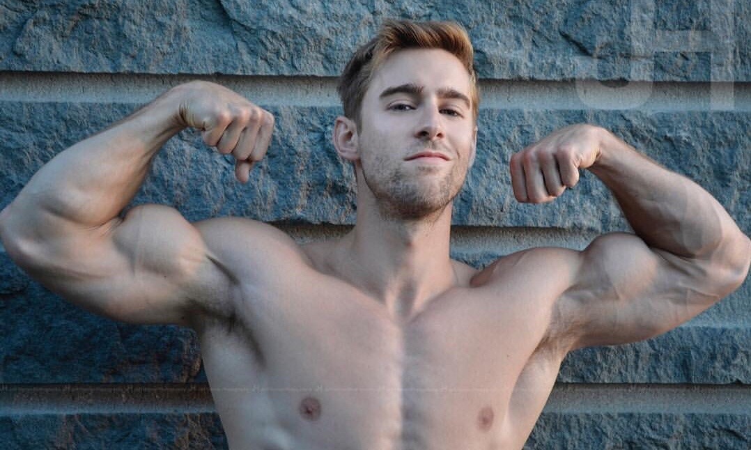Showing Off His Hot Body