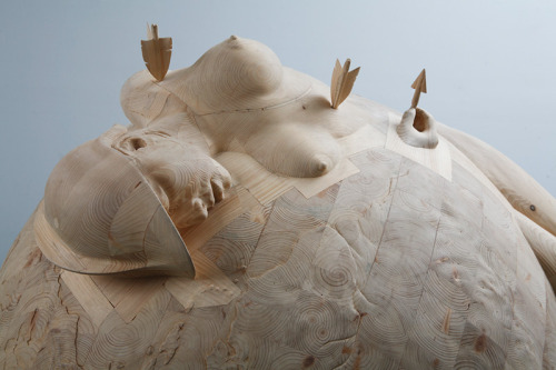 fer1972:  Hand-carved Wooden Sculptures by Morgan Herrin 
