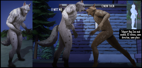 alpine-lapine:[TS4 Poses] ‘Lunar Cry’ Werewolf Pose PackBeen meaning to do this since We